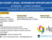 2027 Legal Internship Opportunities